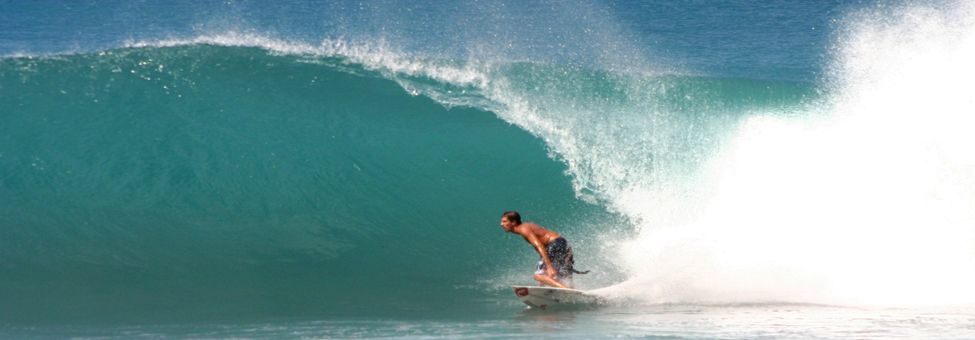 SURFING IN GUADELOUPE