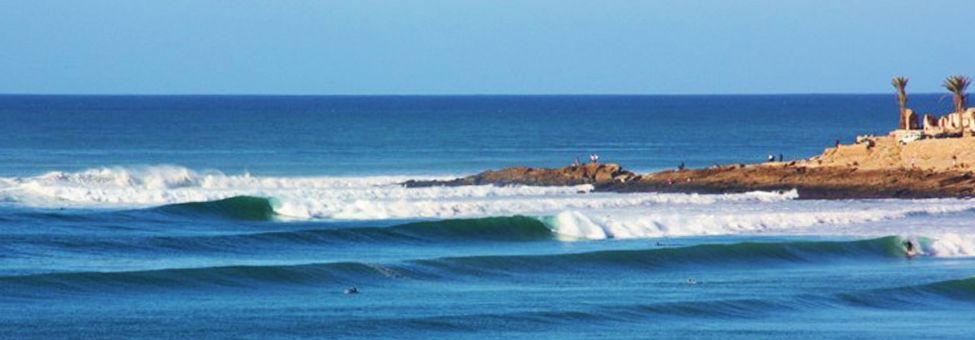 SURFING IN AGADIR