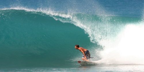 SURFING IN GUADELOUPE